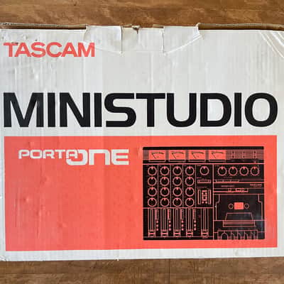 TASCAM Porta One Ministudio 4-Track Cassette Recorder 1980s - Gray image 2