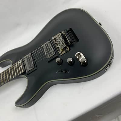Schecter Blackjack SLS C-1 FR-P Satin Black SBK New + Free Gig Bag - Left Handed Passive Dots C1 C 1 image 8
