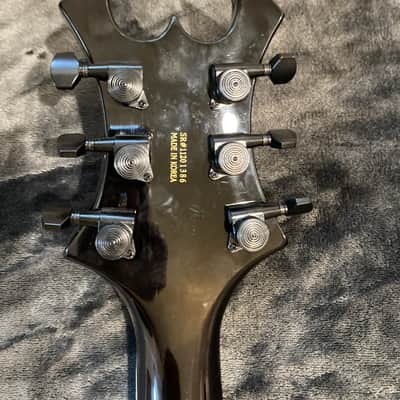 2011 BC Rich Warlock NJ Series Neck Thru Transparent Grey Electric Guitar image 8