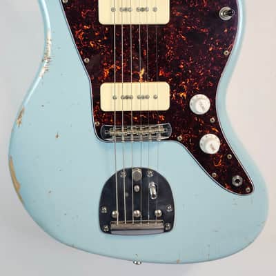 LsL Instruments Placerita, JM Style Offset Ash Body, 5A Maple Neck w/Rosewood FB, Sonic Blue, HSC image 5