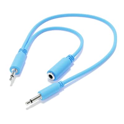 ExcelValley [6A-Pack | 30 cm - 11.81"] Hopscotch Mono Splitter Y Patch Cables TS 3.5mm 1/8" Eurorack Synth image 3