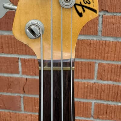 Fender Precision Bass Fretless with Rosewood Fingerboard 1970 - 1983 - Blonde image 2