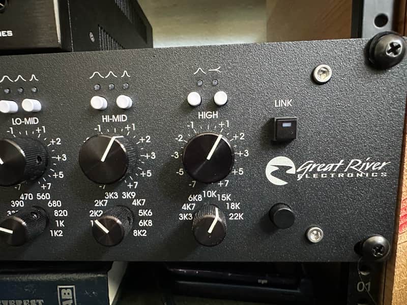 Great River Electronics MAQ-2NV 2-Channel Mastering EQ 2010s - Black image 1