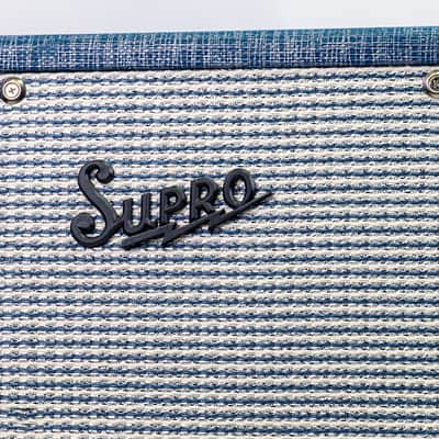 Supro Neptune 1685RT 25-Watt 2x12" Tube Combo Amp with Reverb & Tremolo image 2