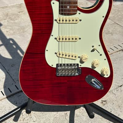 Fender FSR Japan Aerodyne Stratocaster 2018 - Crimson Red image 2