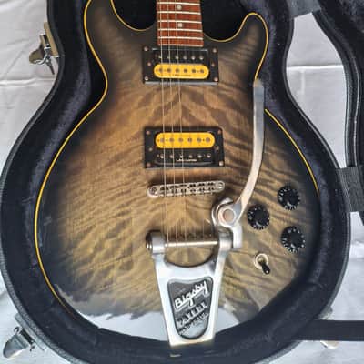 Lag Roxanne Original Classic - Chevron Flame Maple Top - Black Shadow - RARE!!! image 7