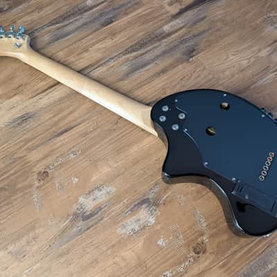 Fernandes Nomad Deluxe DIGI-ZO Hyper ZO-3 Digital Effects Travel Guitar 2005 Flame Graphics image 15