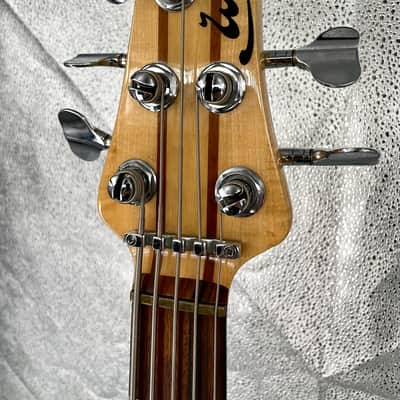 Wal Mk2 Mark 2 5-String Bass Guitar 1988 - Natural image 7