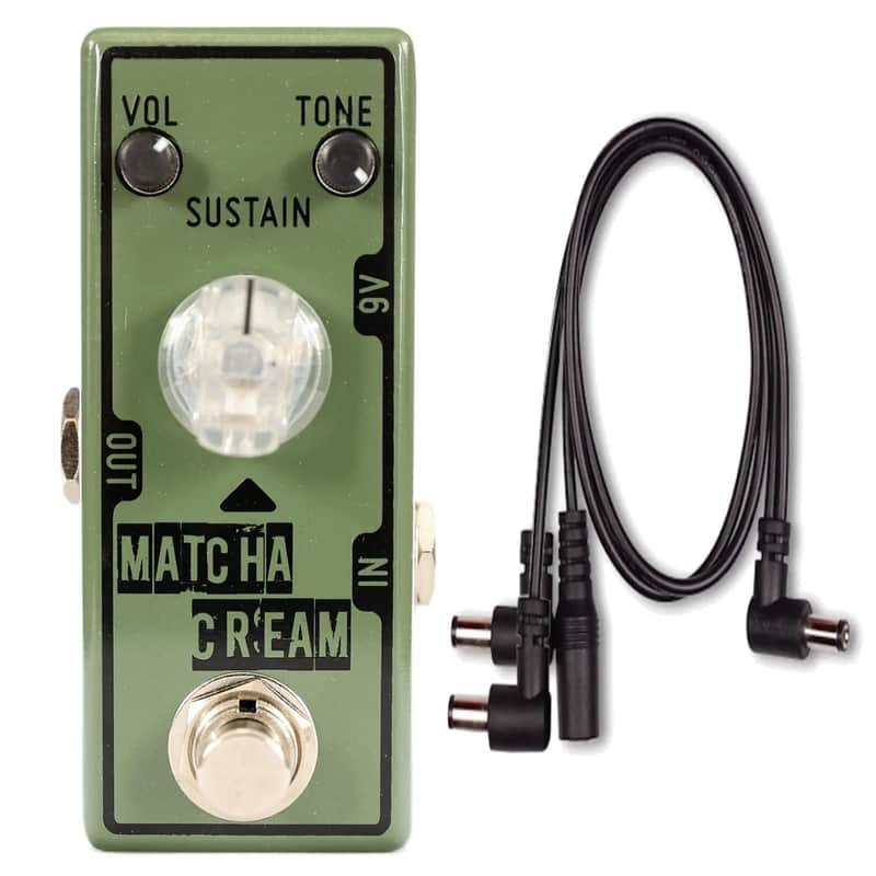 Tone City Matcha Cream Fuzz + Mooer PDC 3 Way Power Cable TC-T19 image 1