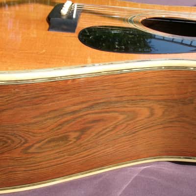 K Yairi YW-1000 Hand Crafted B. Rosewood Jacaranda Japan Vintage 1974 with Low Action image 14