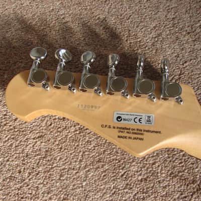 FGN  Fujigen J Standard Strat JST-5R MIJ  2013 , Lollar Vintage Blonde Neck Pickup image 4