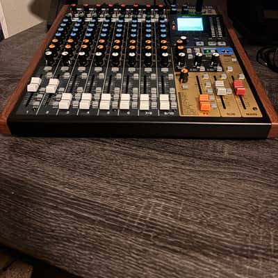 TASCAM Model 12 Multitrack Recorder / Mixer / USB Interface 2020 - Present - Black with Wood Cheeks image 2