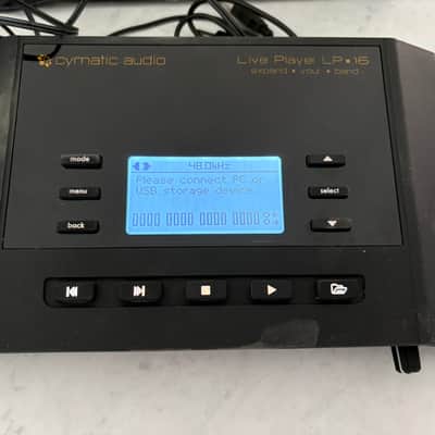 Cymatic Audio LP-16 Live Player 16-Track Backing Track Playback System 2010s - Black image 2