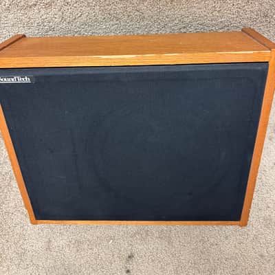 (A) SoundTech CX1 Wood Panel Wedge Monitor Speaker image 6
