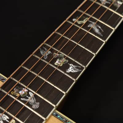MINT Gibson Custom Shop Hummingbird Custom Koa Modern Collection Antique Natural - SSHCANGE 067 image 10