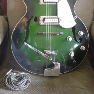 Encore Japan Emerald green Electric guitar Vintage image 1