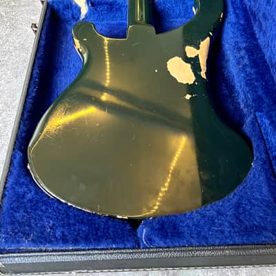 Rickenbacker 4001 Bass guitar 1978 Jetglo original vintage USA ric image 12
