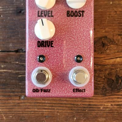 Tone Junkie Audio Electronics Pink Alpaca Overdrive/Fuzz Pink Sparkle image 1