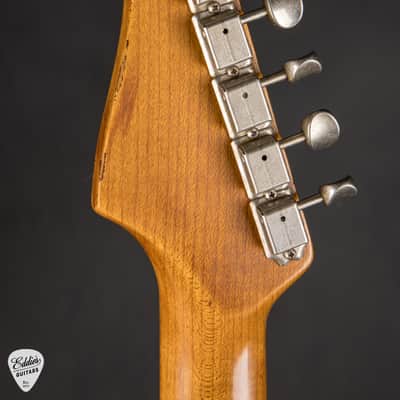 2023 - Fender Custom Shop Eddie's Guitars Exclusive Dealer Select Roasted 1963 Stratocaster Heavy Relic - Dusk Plum image 8