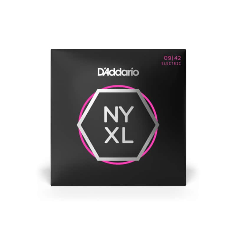 D'Addario NYXL0942 Nickel Wound Electric Guitar Strings, Super Light image 1