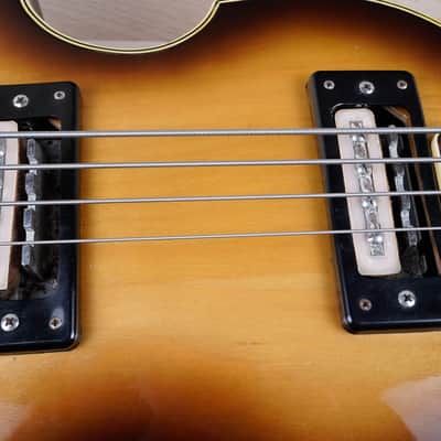 Greco VB-360 Violin Bass MIJ 1970s Sunburst Vintage Japan w/ Bag image 10