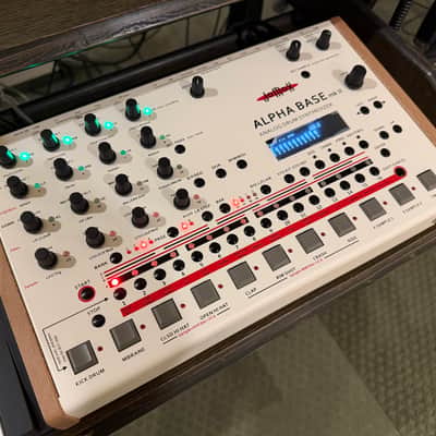 JoMox Alpha Base Analog Drum Synthesizer 2017 - Present - White / Natural image 4