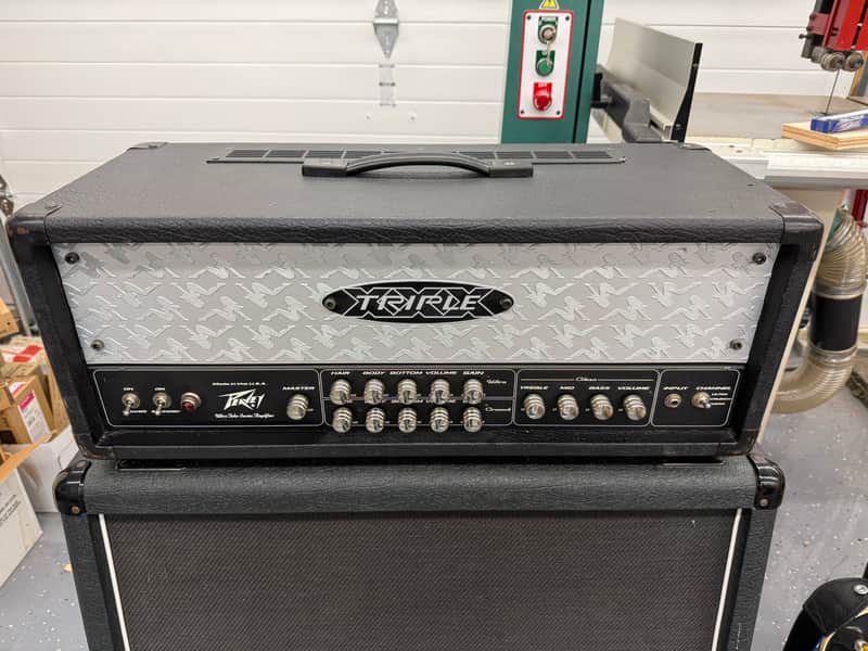 Peavey Triple XXX Ultra Tube Series 120-Watt Guitar Head 2000s - Black with Metal Front image 1