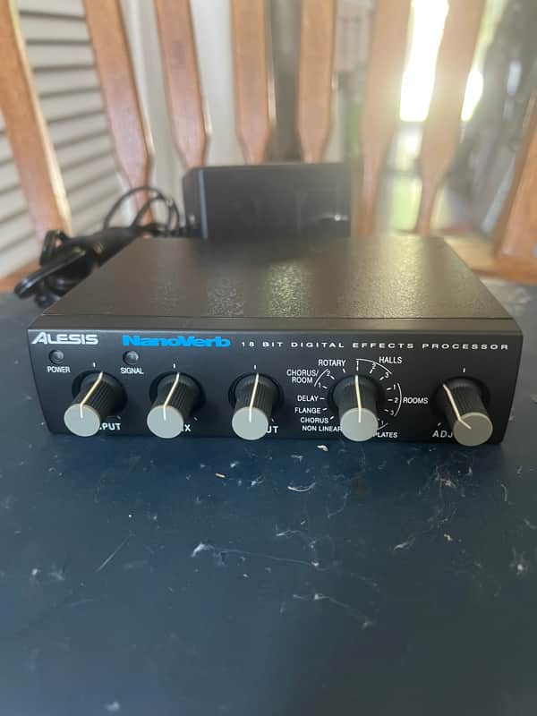 Alesis Nanoverb 18-Bit Digital Effects Processor with power supply. image 1