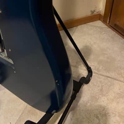 Fender Highway One Stratocaster Left-Handed with Rosewood Fretboard 2003 - 2005 - Sapphire Blue Transparent- Seymour Duncan SSL-6 pickups image 6