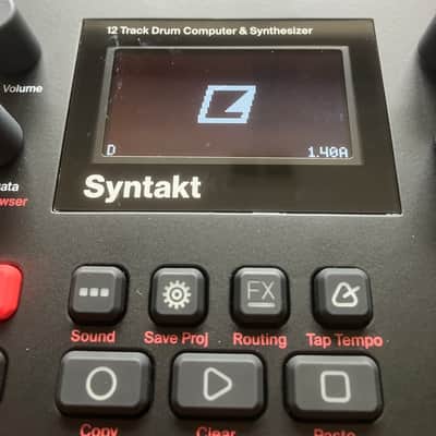 Elektron Syntakt 12 Track Drum Computer & Synthesizer 2022- Present - Black