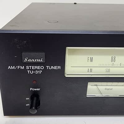 Sansui TU-317 Radio AM/FM Stereo Tuner 1978-1980 - Black image 2