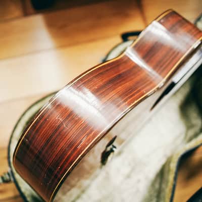 1970s Ryoji Matsuoka M40 – Handcrafted in Japan| Solid Top | Low Action | Hard Case  | Vintage Classical Tone image 14