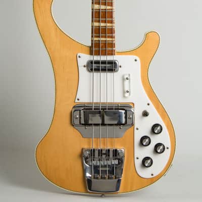 Rickenbacker Model 4001 Owned By Geddy Lee Solid Body Electric Bass Guitar (1968), ser. #HD-843, original black tolex hard shell case. image 5