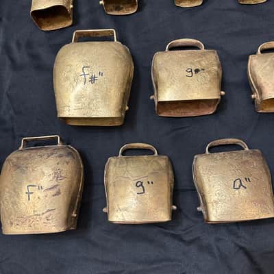 Almglocken Alpine Bells Tuned Cowbells, 2 OCTAVES (26 Bells), C'' to C'''' image 7