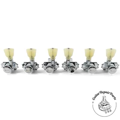 Kluson KRGL-3-CP Revolution G-Mount Locking Tuning Machines - Chrome image 2