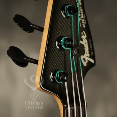 1980's Fender Contemporary Power Jazz Bass Special MIJ Candy Apple Red image 12