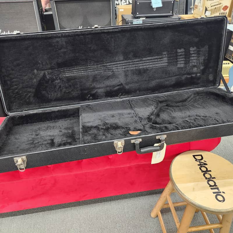 ESP  F Bass case - Black tolex. ESP and LTD special Forrest shape image 1