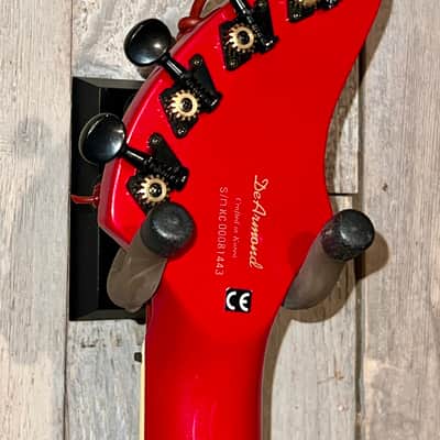 Excellent DeArmond / Fender Ashbory Bass Red 4 String Bass, Original Case , Korea ! image 11