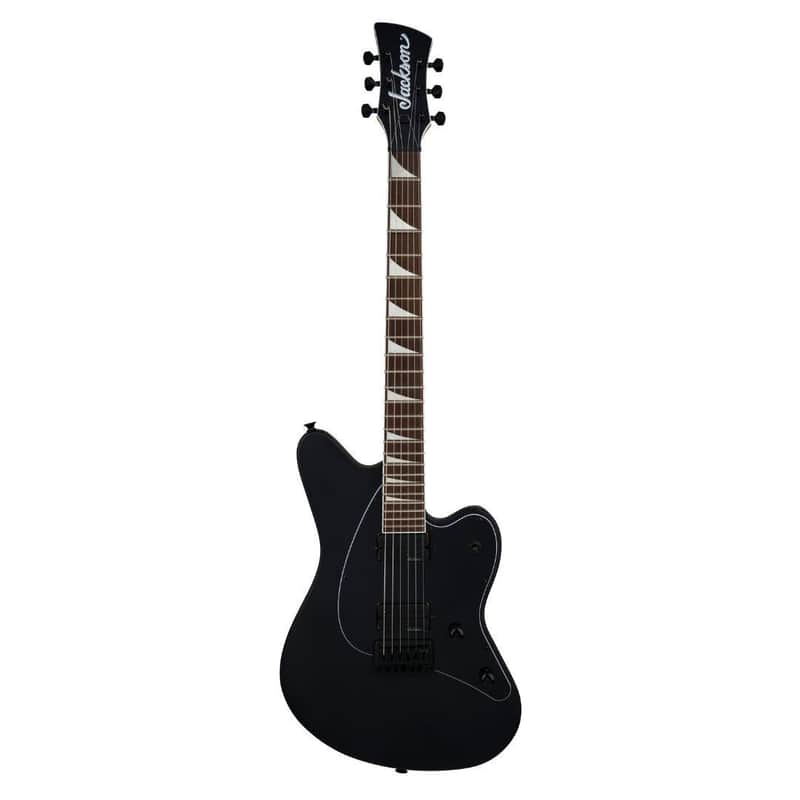 Jackson X Series Surfcaster SC HT6 6-String Right-Handed Electric Guitar with Poplar Body, Bolt-On Maple Neck, and Laurel Fingerboard (Satin Black) image 1
