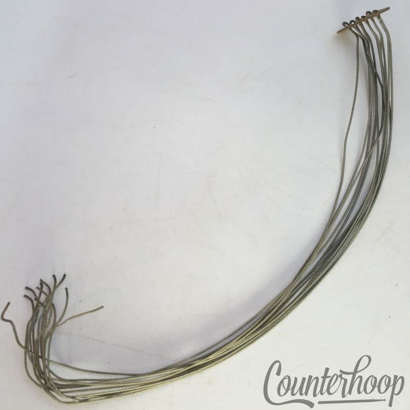Gretsch 15"12-Strands Snare Drum Coiled Metal/Cloth 17 1/2"Wires+Butt Side Guide image 1