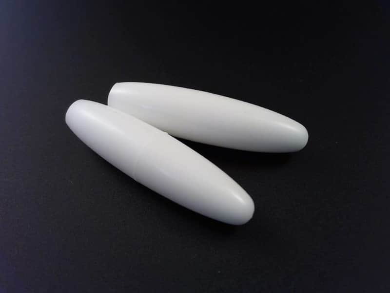 True Custom Shop® White Tremolo Arm Tips for Fender Stratocaster Strat 2pk image 1