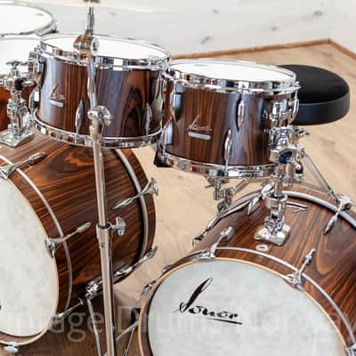 Sonor Vintage Series Rosewood SemiGloss Beech Shell Bank – Made in Germany image 4