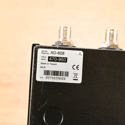 Mipro AD-808 UHF 4-Channel Antenna Combiner 470-960 MHz (NO PSU) CG01Z70 image 8