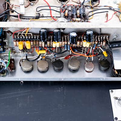 1964 Vox AC50/4 Mk II Big Box Tube Amp Head & Foundation 1x18 Speaker Cabinet, JMI image 11