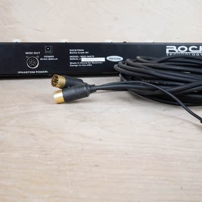 Rocktron MIDI Mate Foot Controller Black in Box w/ Power Supply, 30ft MIDI Cable image 8