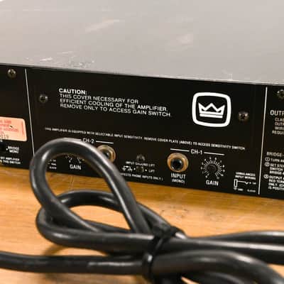 Crown Micro-Tech 600 2-Channel Power Amplifier CG01YXS image 10