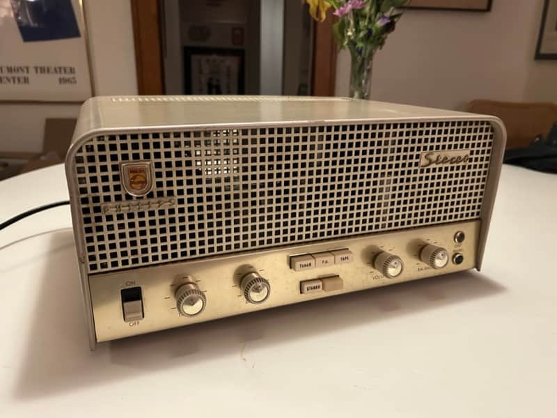 GORGEOUS Philips AG9014/02M 1950's Stereo OTL Tube Integrated Amp
