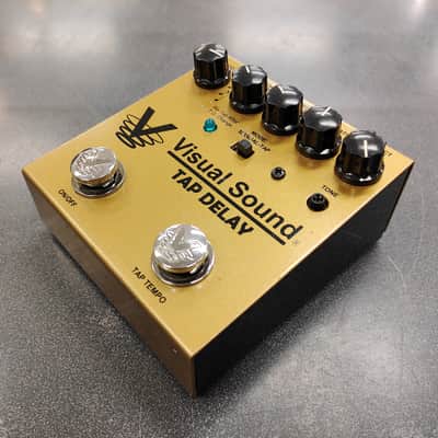 Visual Sound V3 Tap Delay Pedal – Single Tap Delay – Gold image 3
