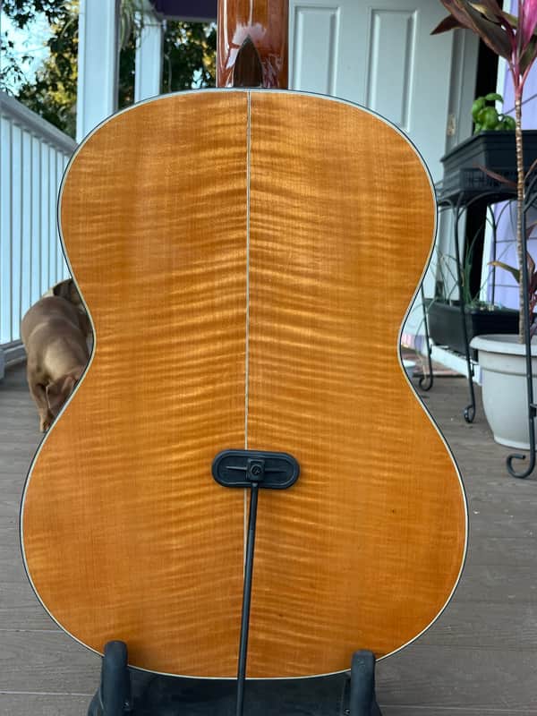 Hoshino (Ibanez) Hy-Lo 740N Classical Guitar  - Japan - 1960s - Spruce/Flame maple W/OHSC image 1