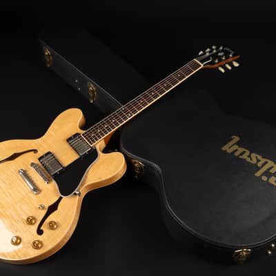2006 Gibson Memphis Custom ES-335 Dot Figured - Antique Natural | USA Semi-Hollow Flame Maple Classic ’57 Humbucker 3.54kg | OHSC image 25